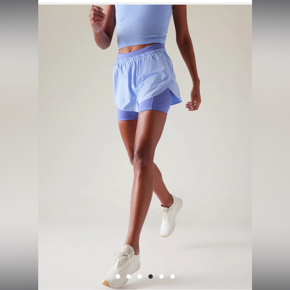Athleta Mile Marker 2-1 Short Running Athletic